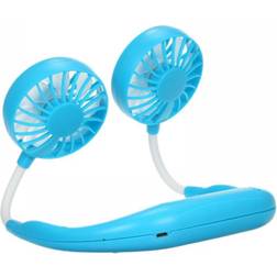 Etoshopy 3 Speeds Neckband Lazy Fan