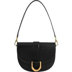 Charles & Keith Gabine Saddle Bag - Black