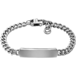 Fossil Elliott Id Bracelet - Silver