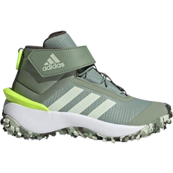 Adidas Kid's Fortatrail Shoes - Silver Green/Linen Green/Lucid Lemon