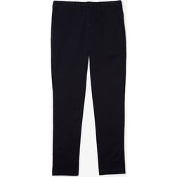 Lacoste Slim Fit Stretch Cotton Pants - Navy Blue