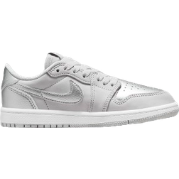 Nike Jordan 1 Retro Low Silver PS - Neutral Grey/White/Metallic Silver