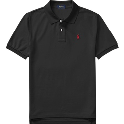 Ralph Lauren Boy's The Iconic Mesh Polo Shirt - Black