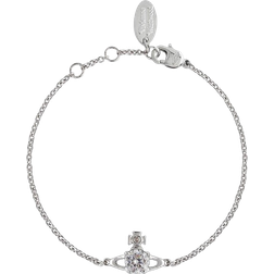 Vivienne Westwood Reina Small Bracelet - Silver/Transparent