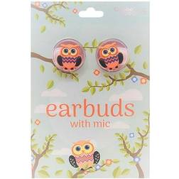 Gabba Goods Owl Silicone Earbuds