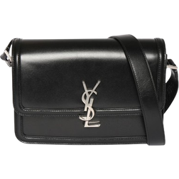 Saint Laurent Solferino Leather Bag - Black