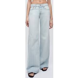 Re/Done COMFORT STRETCH MID RISE WIDE LEG