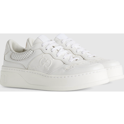 Gucci Women's GG Embossed Sneaker, White