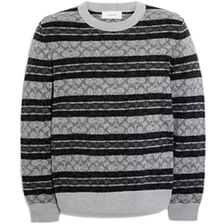 Coach Signature Sweater - Charcoal Grey