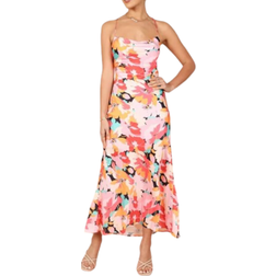 Petal & Pup Posse Midi Slip Dress - Pink Floral