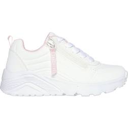 Skechers Kid's Uno Lite Easy Zip - White