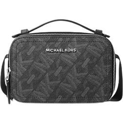 Michael Kors Hudson Empire Signature Logo Crossbody Bag - Black