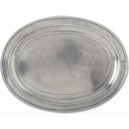 Match Modern Incised Pewter Serving Tray