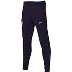 Nike Big Kid's Dri-Fit Knitted Football Pants - Blackened Blue/Cobalt Bliss