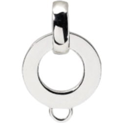 JewelryWeb Charm Holder Pendant - Silver