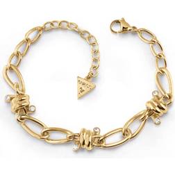 Guess Love Wire Bracelet - Gold/Transparent