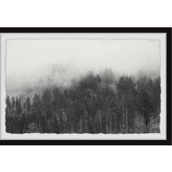 Loon Peak Be A Force Of Nature White Framed Art 12x8"