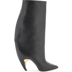 Alexander McQueen Armadillo Boots - Black/Gold