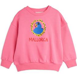 Mini Rodini Kid's Parrot Embroidery Sweatshirt - Pink (2462012028)