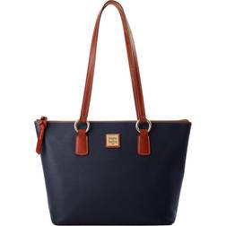 Dooney & Bourke Pebble Grain Small Wren Zip Tote - Midnight Blue