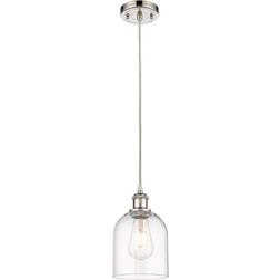 Innovations Lighting Ballston Bella Polished Nickel/Clear Pendant Lamp 5.5"