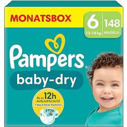 Pampers Baby-Dry Diapers Size 6 13-18kg 148pcs