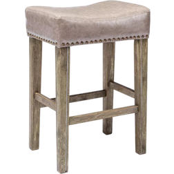 Simplie Fun Backless Grey Seating Stool 26" 2