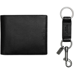 Coach Boxed 3 In 1 Wallet Gift Set - Black