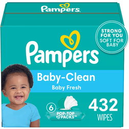Pampers Baby Clean Fresh Scented Baby Wipes 432pcs
