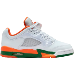 Nike Air Jordan 5 Retro Low GS - Football Grey/Pine Green/Brilliant Orange