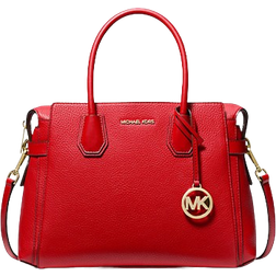 Michael Kors Mercer Medium Belted Satchel - Bright Red