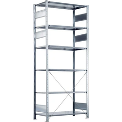 Starter Boltless Storage Rack Silver Hyllesystem 100x250cm