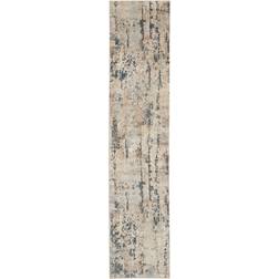 Mercury Row Addie Abstract Gray, Beige 26x72"