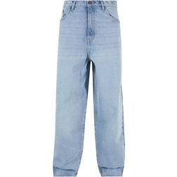 Urban Classics Byxor Heavy Ounce Baggy Fit Jeans - New Light Blue Washed