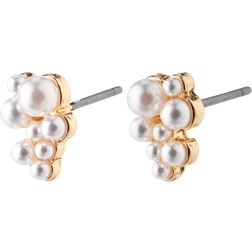 Pilgrim Relando Stud Earrings - Gold/Pearls