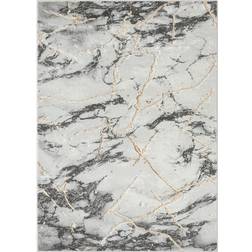 Luxe Weavers Marble Abstract Beige 92.25x120.25"