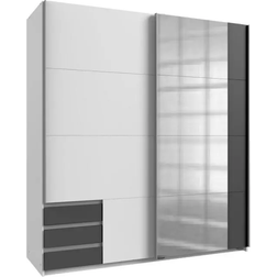 WIMEX EMDEN White/Graphite Kleiderschrank 179x198cm