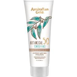 Australian Gold Botanical Tinted Face Mineral Lotion Medium To Tan SPF50 88ml