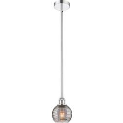 Innovations Lighting Edison Athens Deco Swirl JLZI7428 Clear Pendant Lamp 5.9"