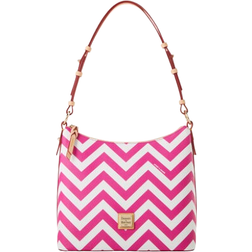 Dooney & Bourke Chevron Hobo - Fuchsia