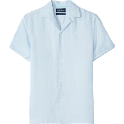 Psycho Bunny Men's Windcrest Linen Short Sleeve Shirt - Windsurfer