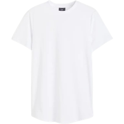 H&M Long Regular Fit T-shirt - White