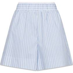 Neo Noir Shady Stripe Shorts - Light Blue