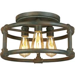 Greyleigh Tayla Zinc Ceiling Flush Light 8.6"