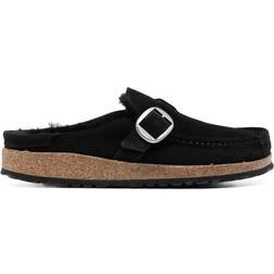 Birkenstock Buckley Shearling Suede Leather - Black