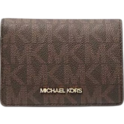 Michael Kors Jet Set Medium Signature Logo Wallet - Brown