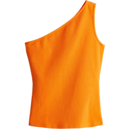 H&M One Shoulder Top - Orange