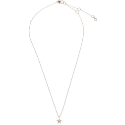 Kate Spade Star Pendant Necklace - Silver/Transparent