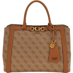 Guess Dagan 4g Logo Handbag - Beige