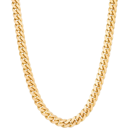 Italian Gold Men's Solid Chain Necklace - Gold